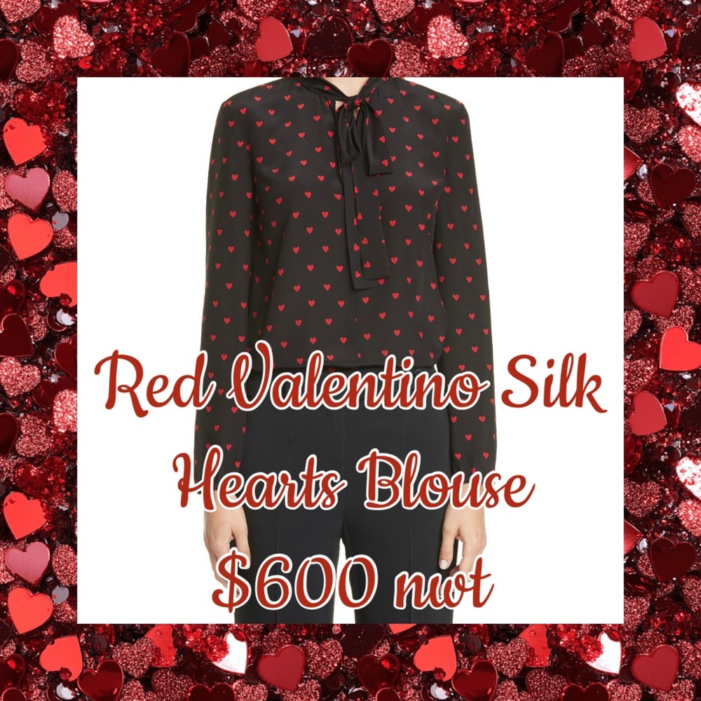 ♥️SUPER SALE $600 NWT VALENTINO SILK BLOUSE